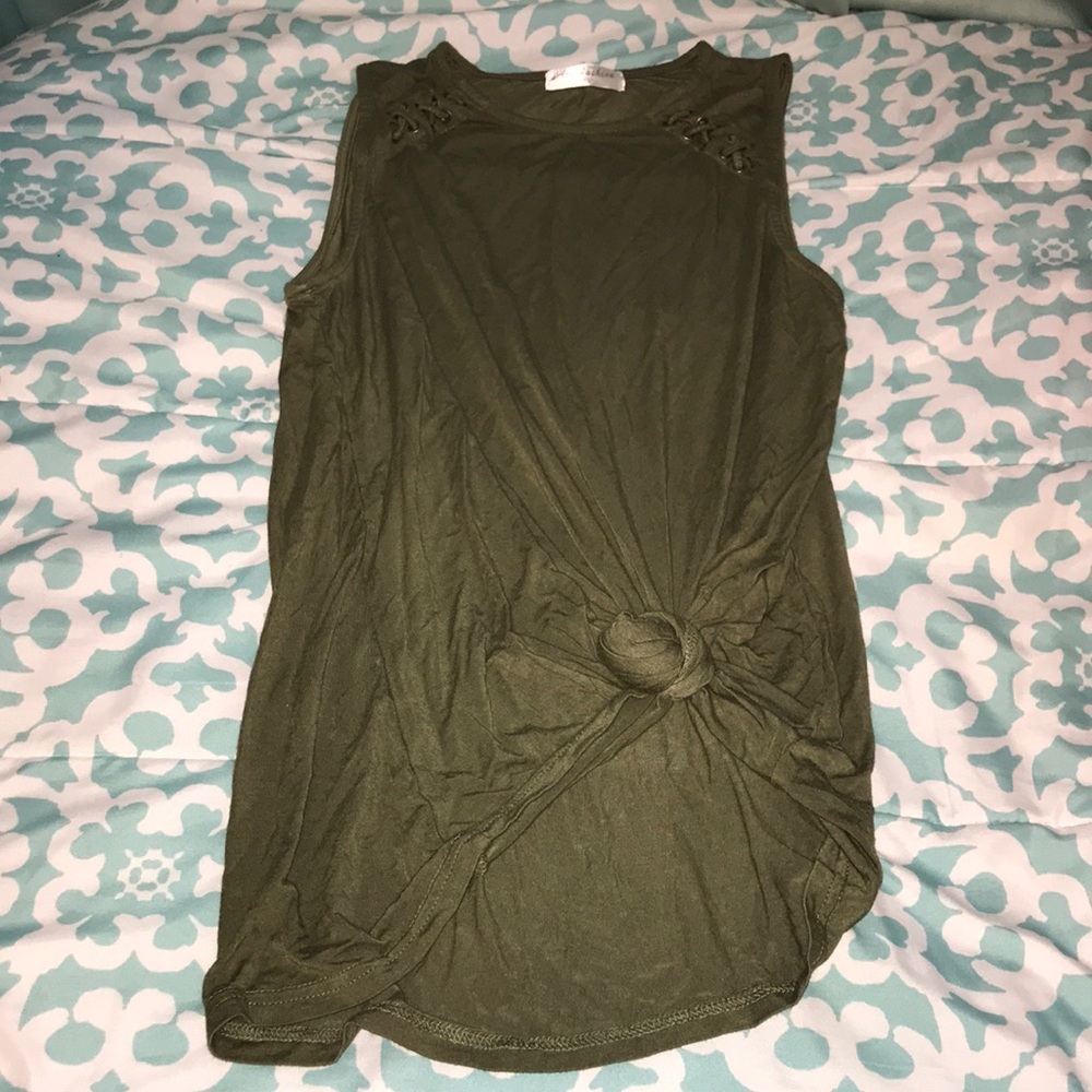 Green Ace Fashion Tank Top